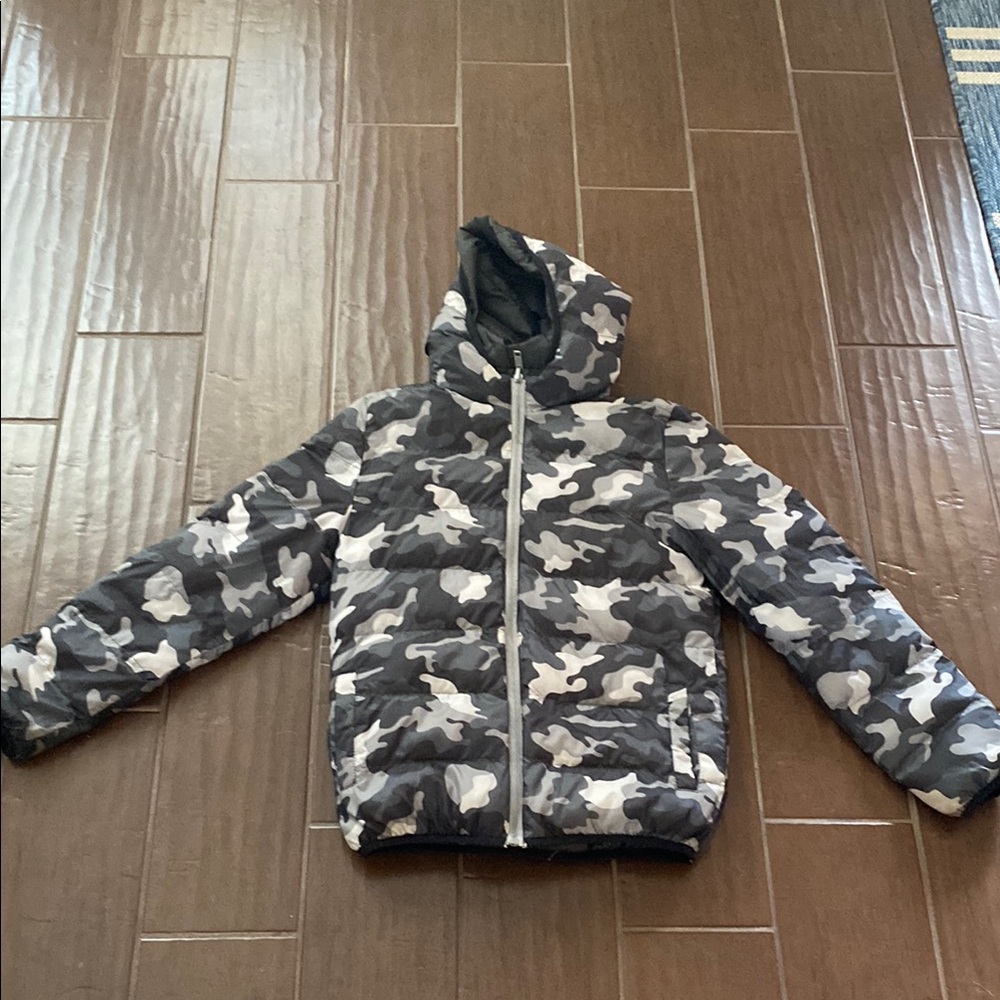 Kids Camouflage Hooded Jacket